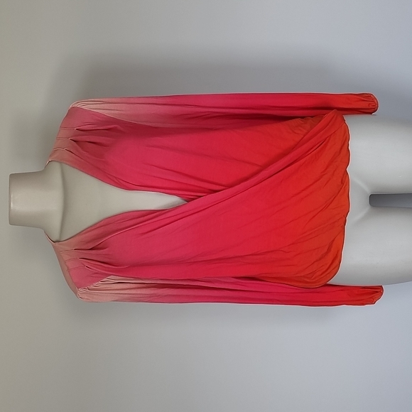 Boston Proper Tops - Boston Proper Sunrise Ombre Surplice Top-S